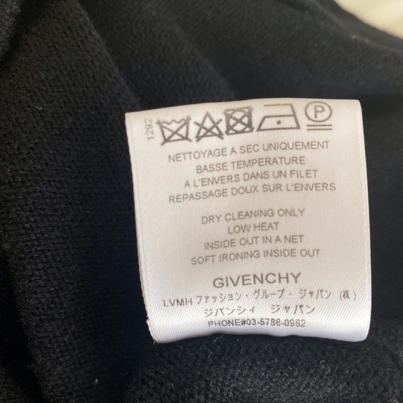 Givenchy black two tone cashmere sweater size S - Picture 12 of 12